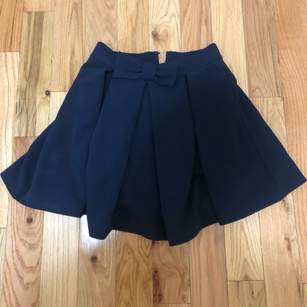 Pleated Skater Skirt